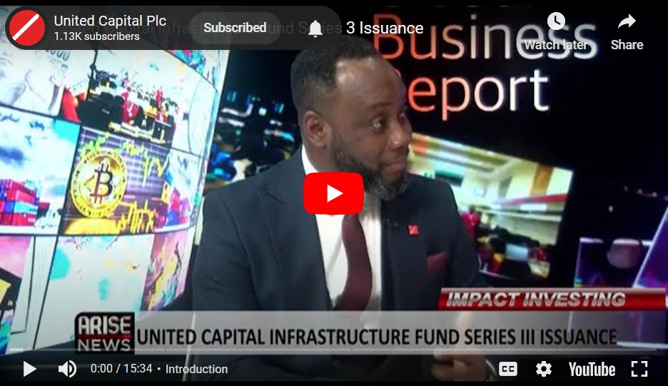 United Capital Infrastructure Fund Series 3 Issuance