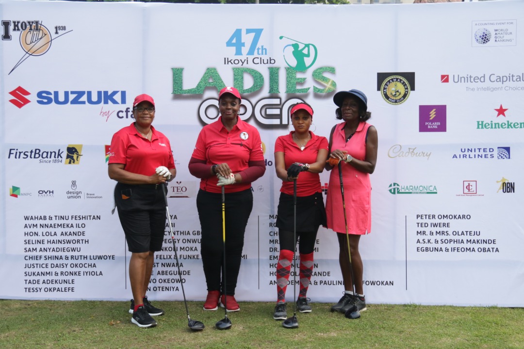 Lady Captain, Nkoli Moka and some of the ladies from the chamipionship