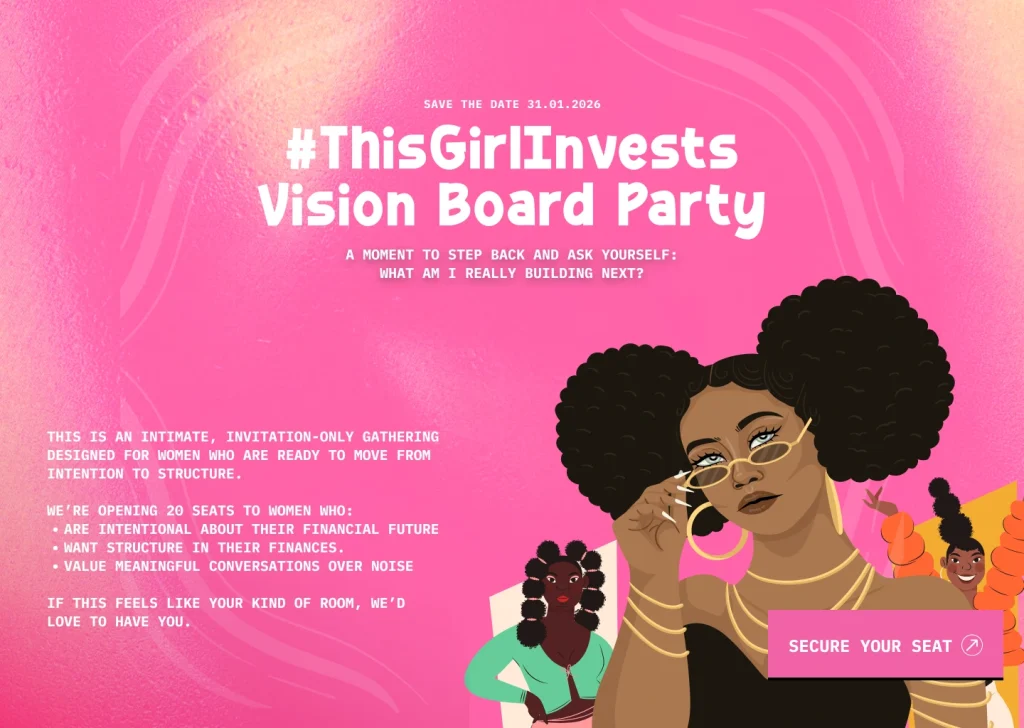 #thisgirlInvests vision board party
